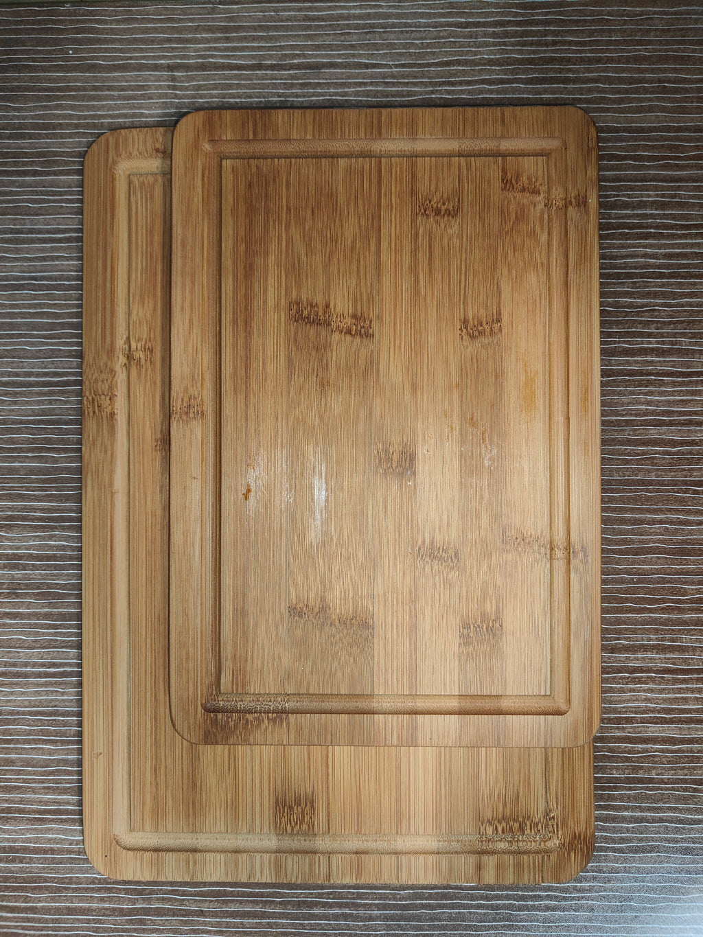 2-Piece Bamboo Cutting Board Set